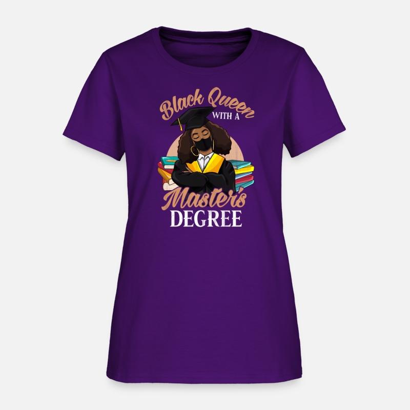 Black Queen With A Masters Degree Graduation