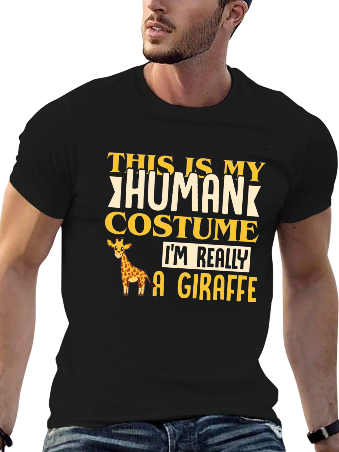 Human Costume Giraffe T-Shirt