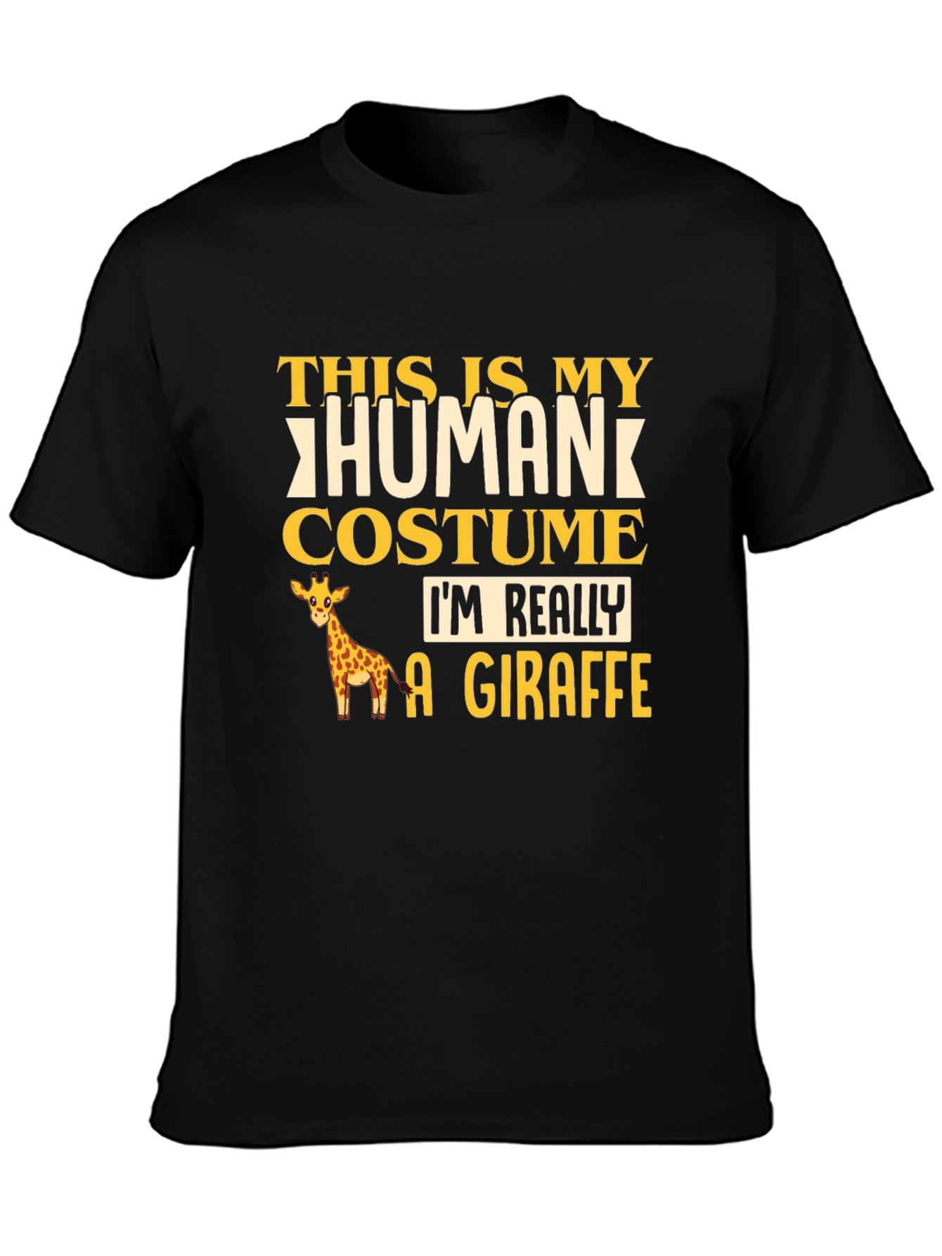 Human Costume Giraffe T-Shirt