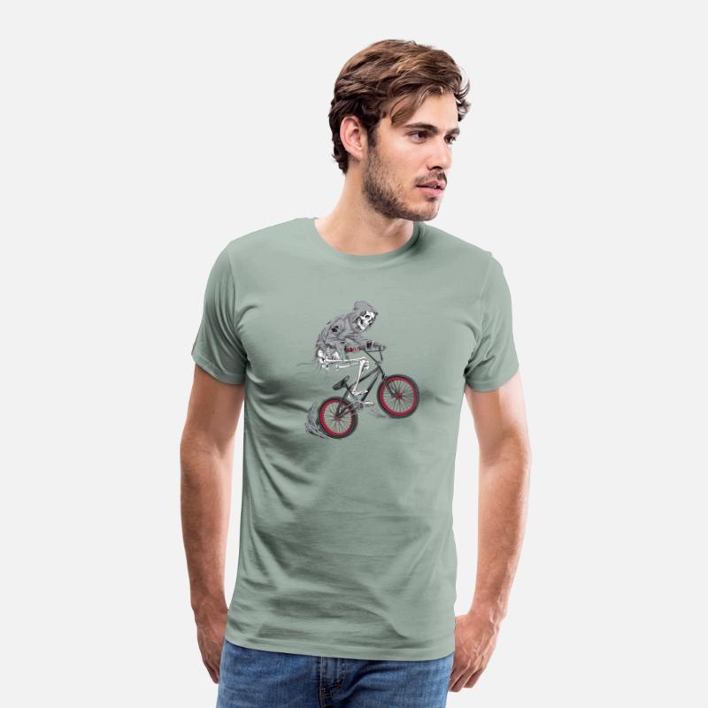 BMX Skeleton Cool Trend T-shirt