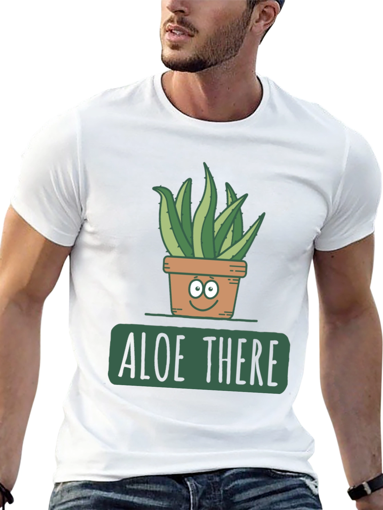 Aloe There T-Shirt: Funny Plant Lover Tee