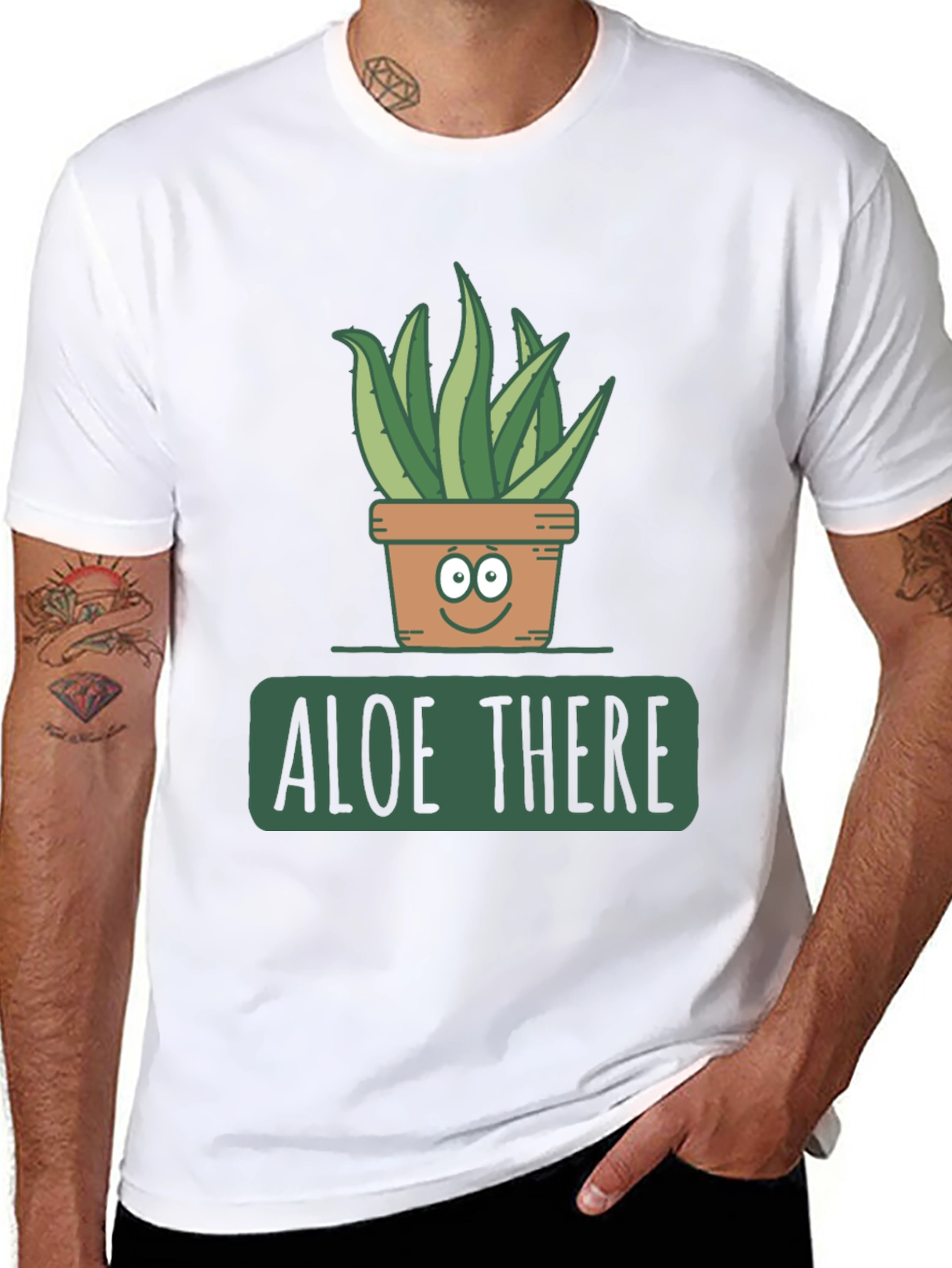 Aloe There T-Shirt: Funny Plant Lover Tee