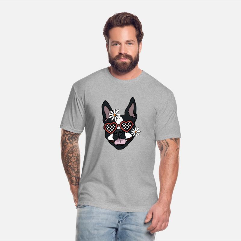 Boston Terrier Retro Dog