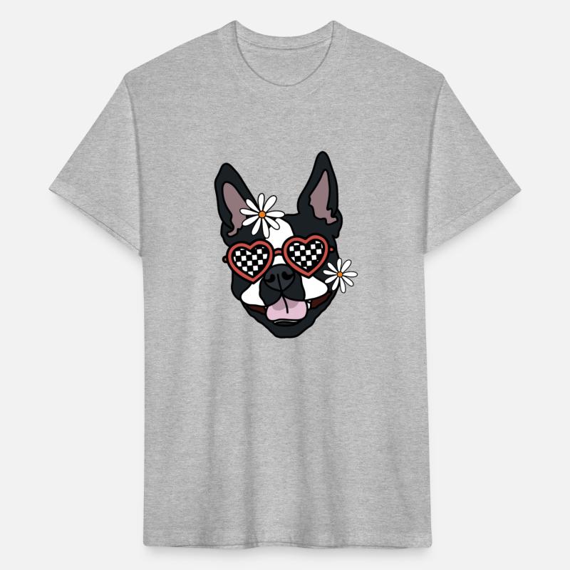 Boston Terrier Retro Dog