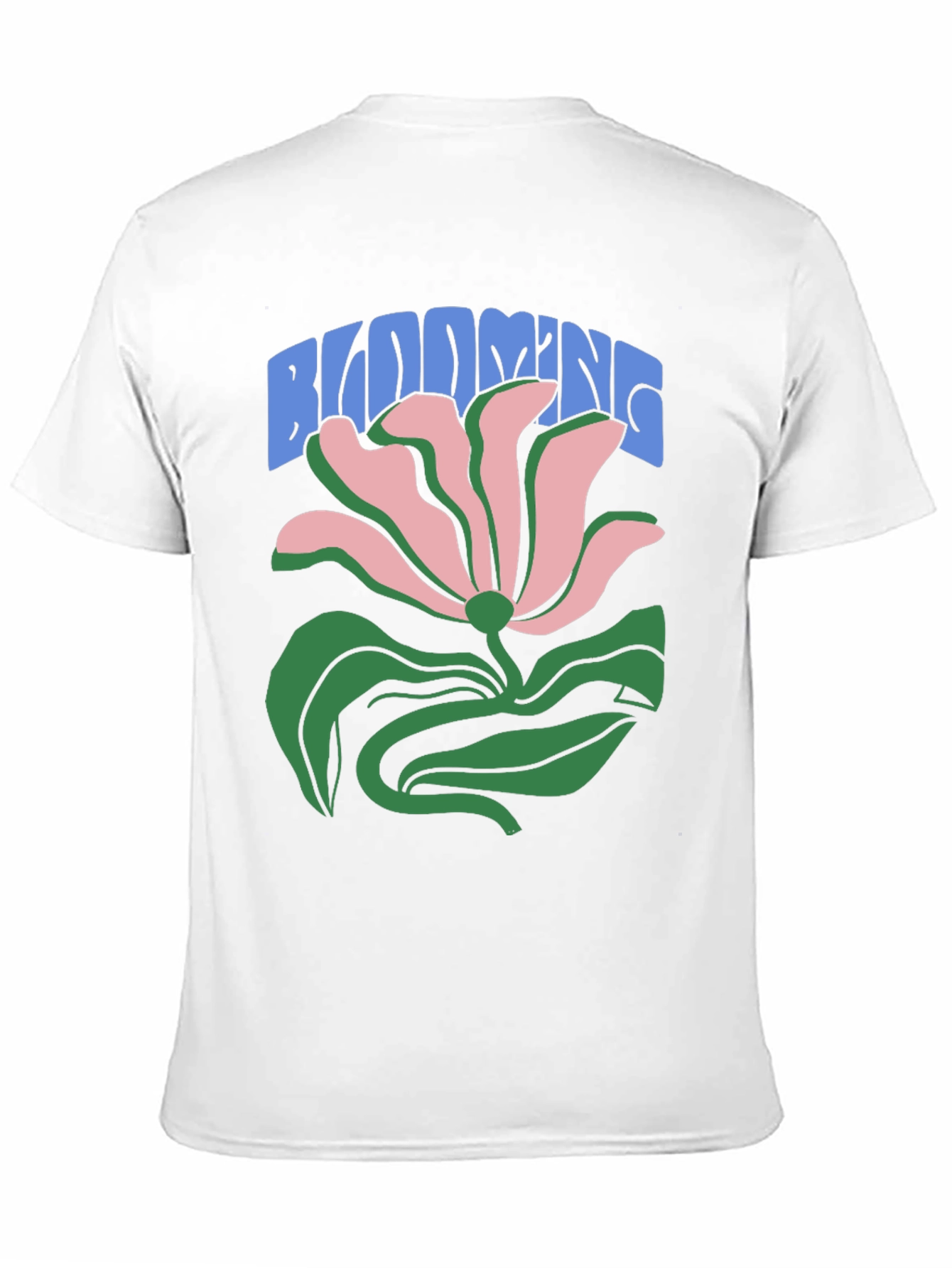 Blooming Graphic Tee - Black