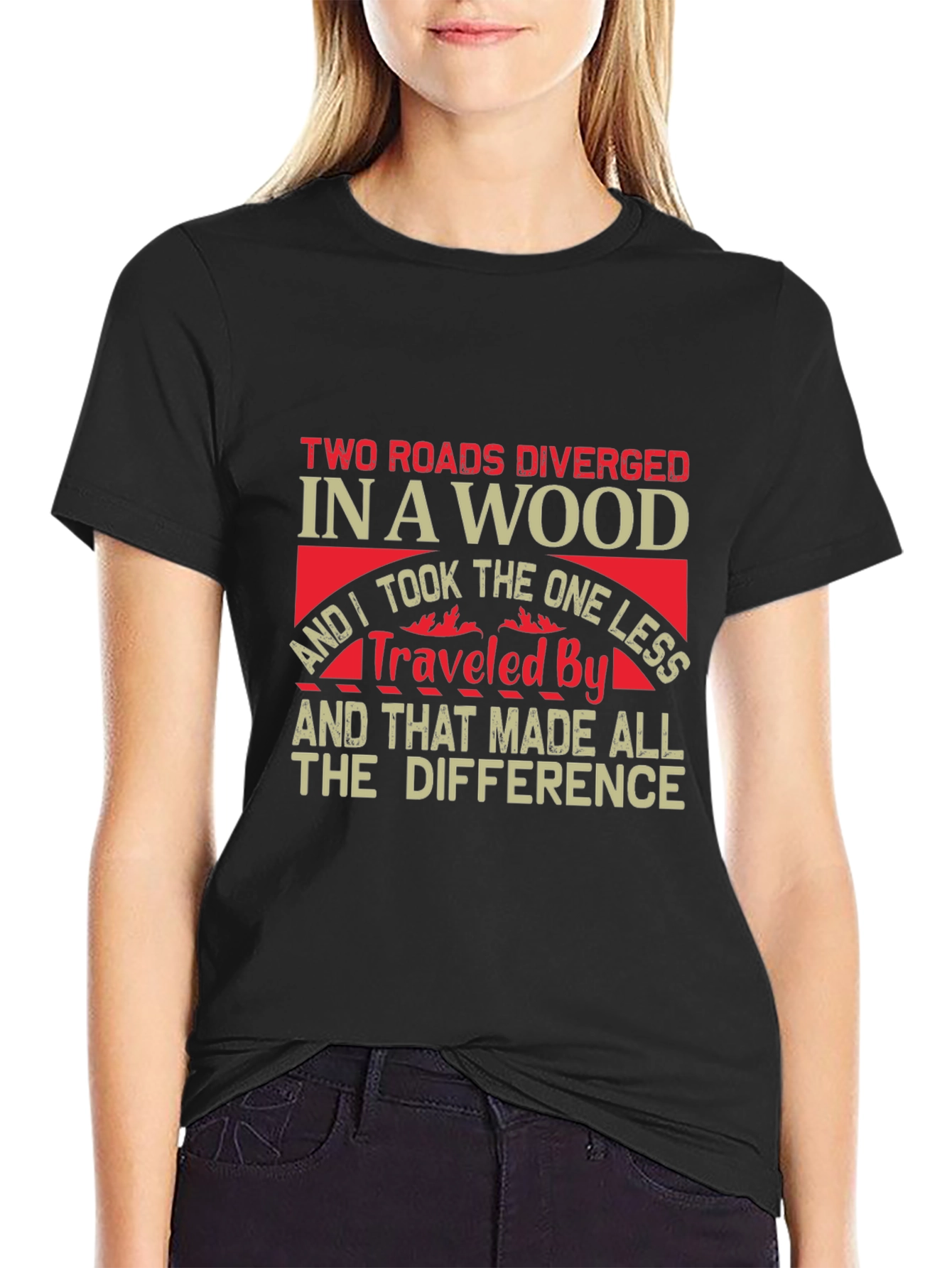 Two Roads Diverged Graphic T-Shirt