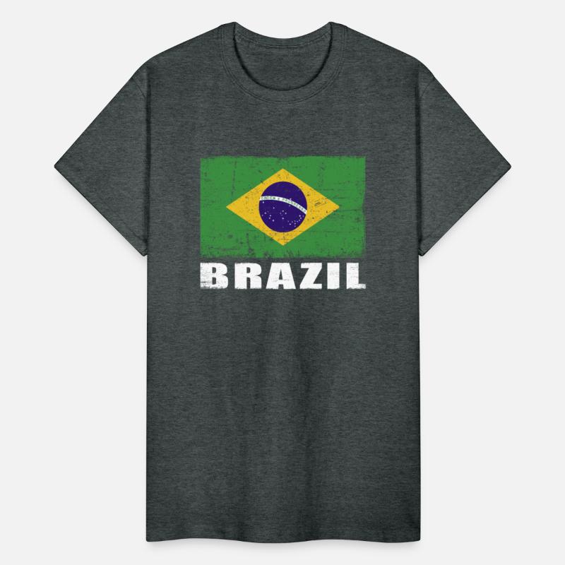 Brazil Flag Grunge Country Flag Brazil