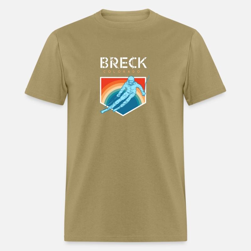 Breck Colorado Usa Ski Resort 1980S Retro