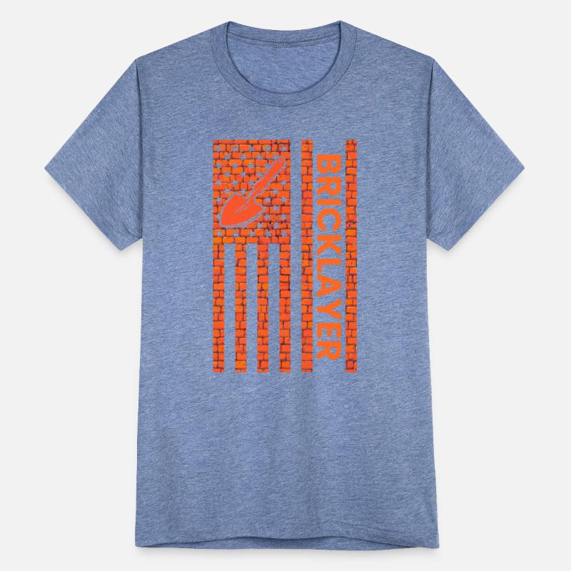 Bricklayer American Flag, brickmason brick masonry