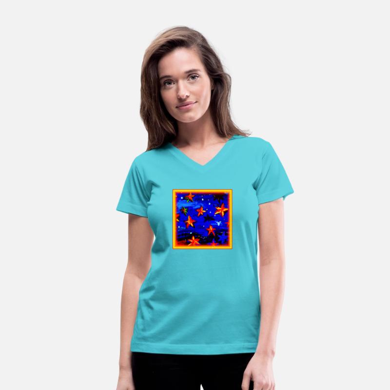 Bright Colored Orange Stars. Buy Now