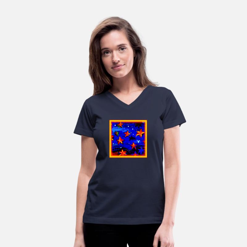 Bright Colored Orange Stars. Buy Now