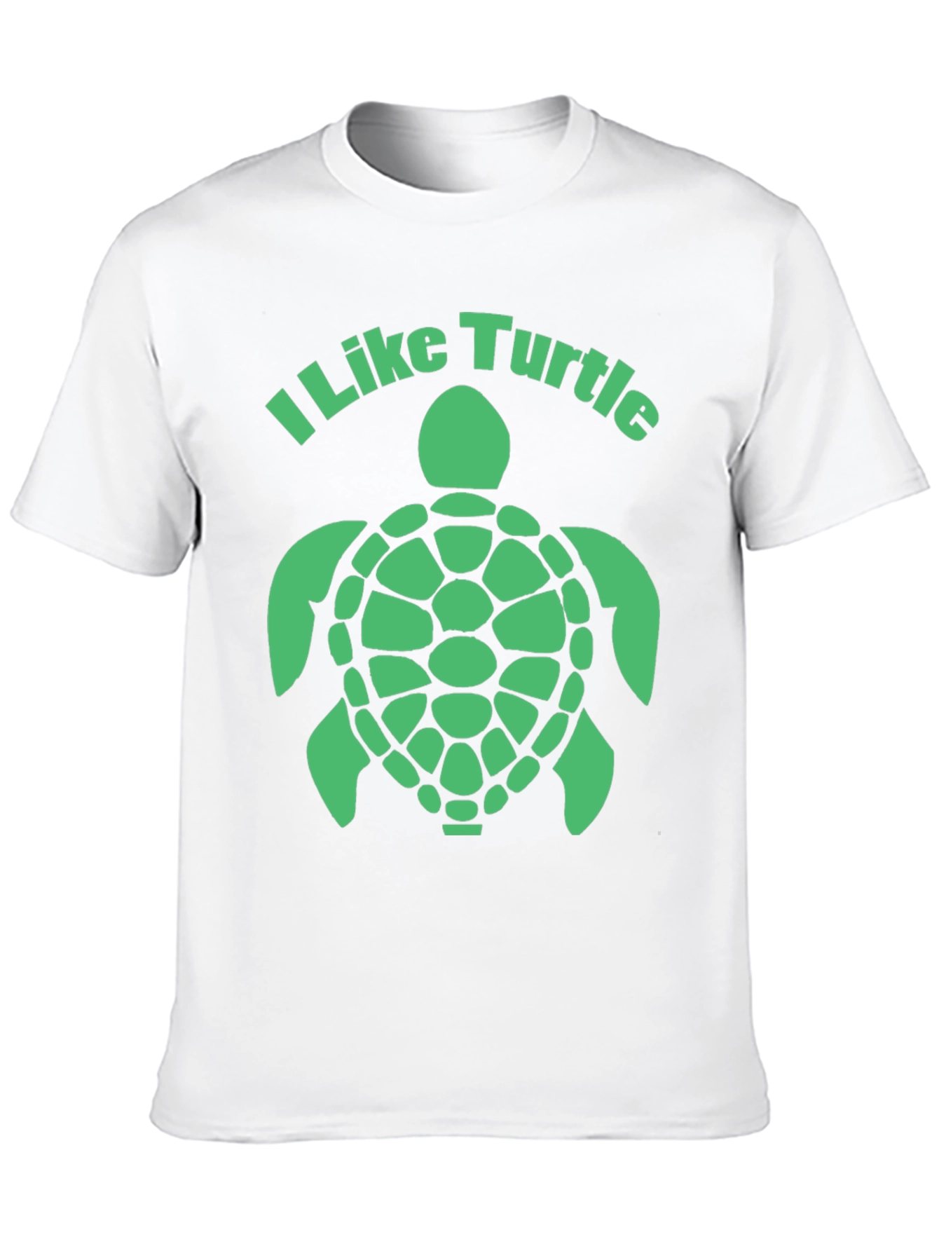 I Like Turtles Graphic Tee - Black Cotton Shirt
