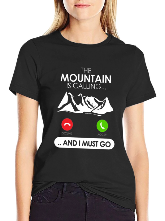 Mountain Calling Graphic Tee - Adventure Awaits