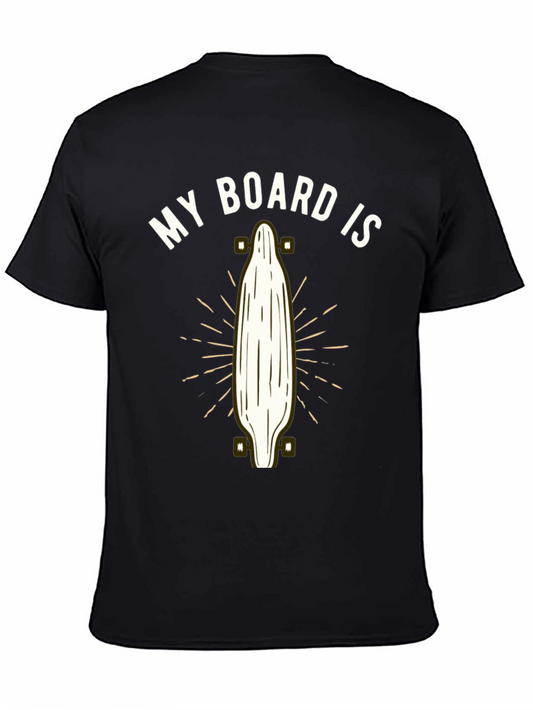 My Board Is... Graphic Tee - Skater Style