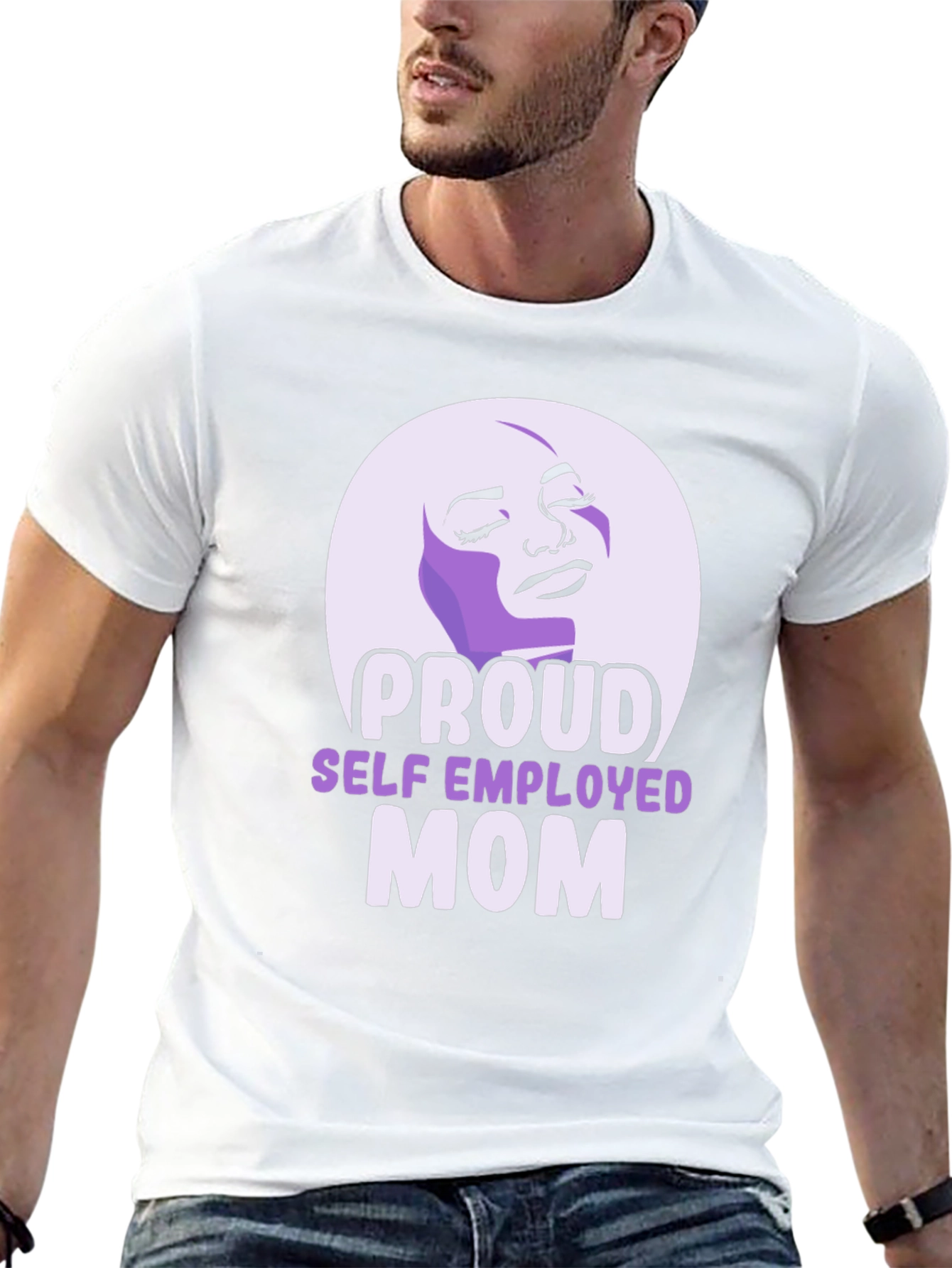 Proud Self-Employed Mom Graphic T-Shirt