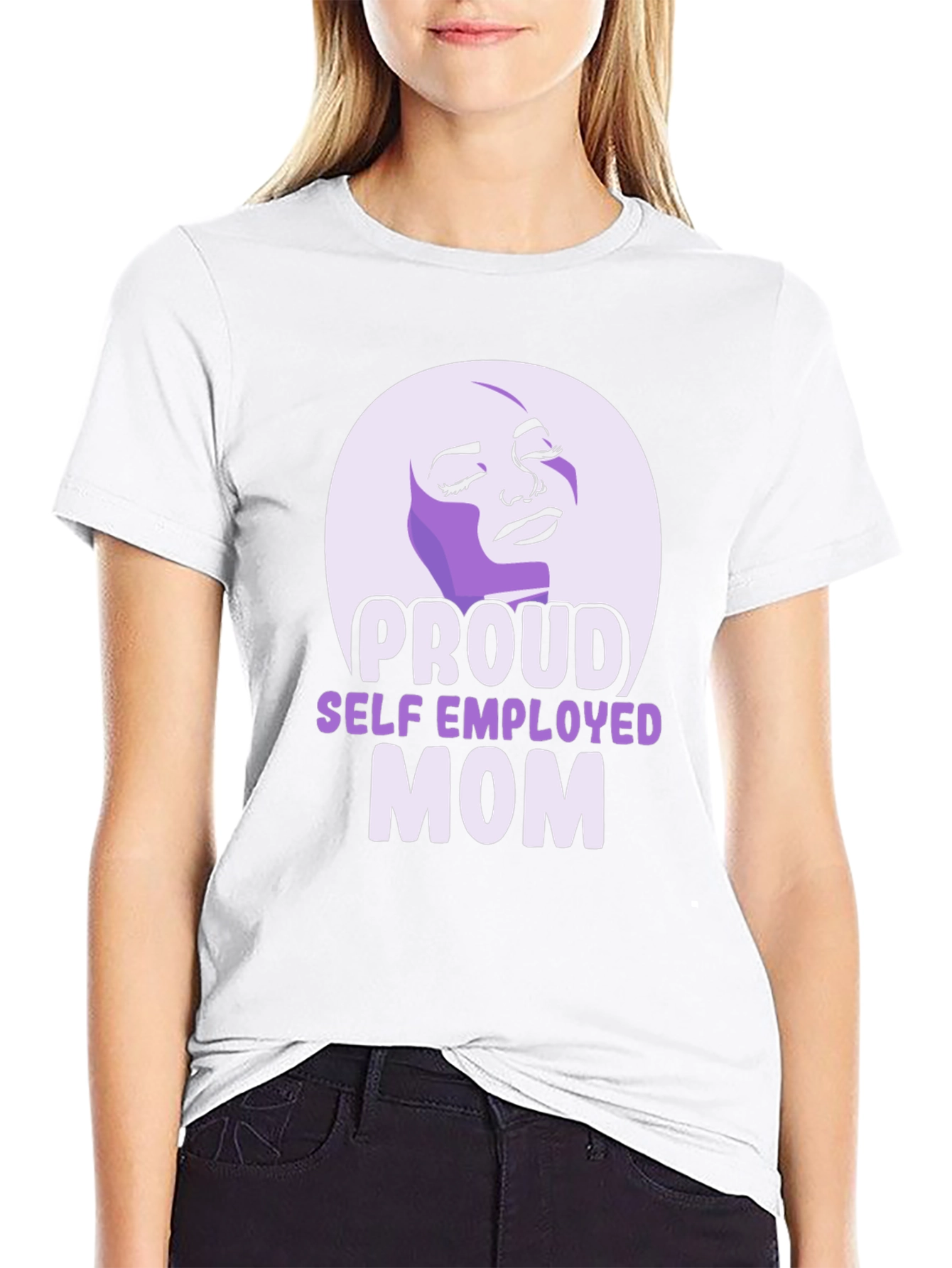 Proud Self-Employed Mom Graphic T-Shirt