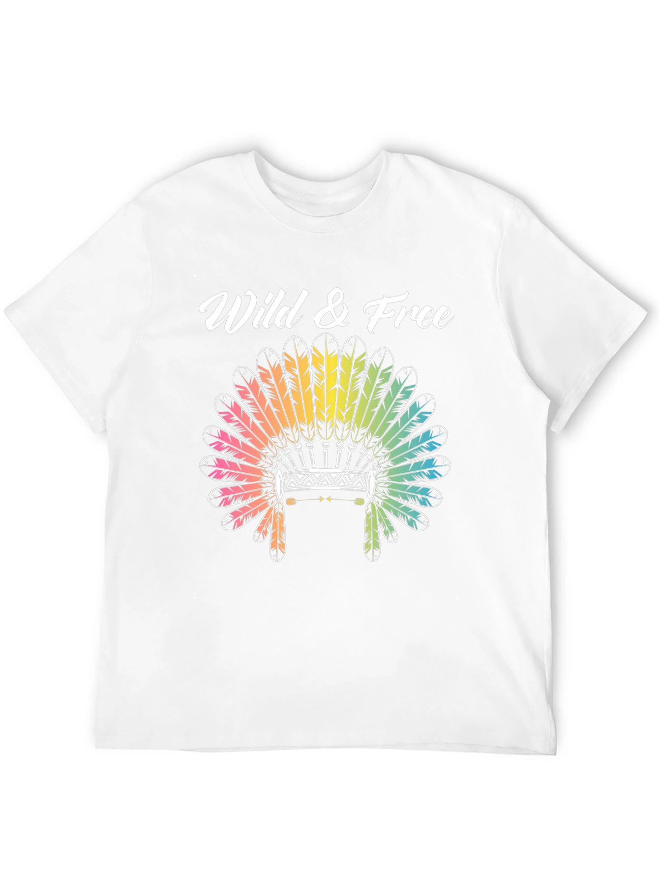 Wild & Free T-Shirt Headdress Graphic Tee