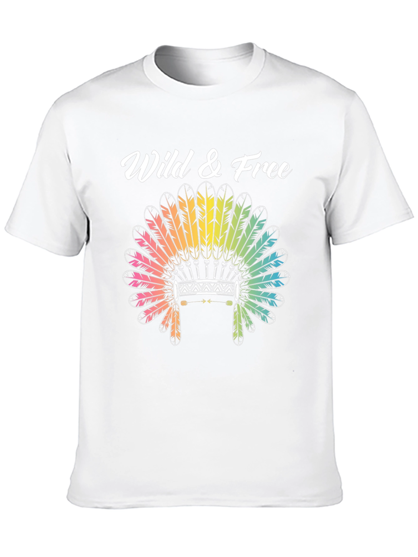 Wild & Free T-Shirt Headdress Graphic Tee