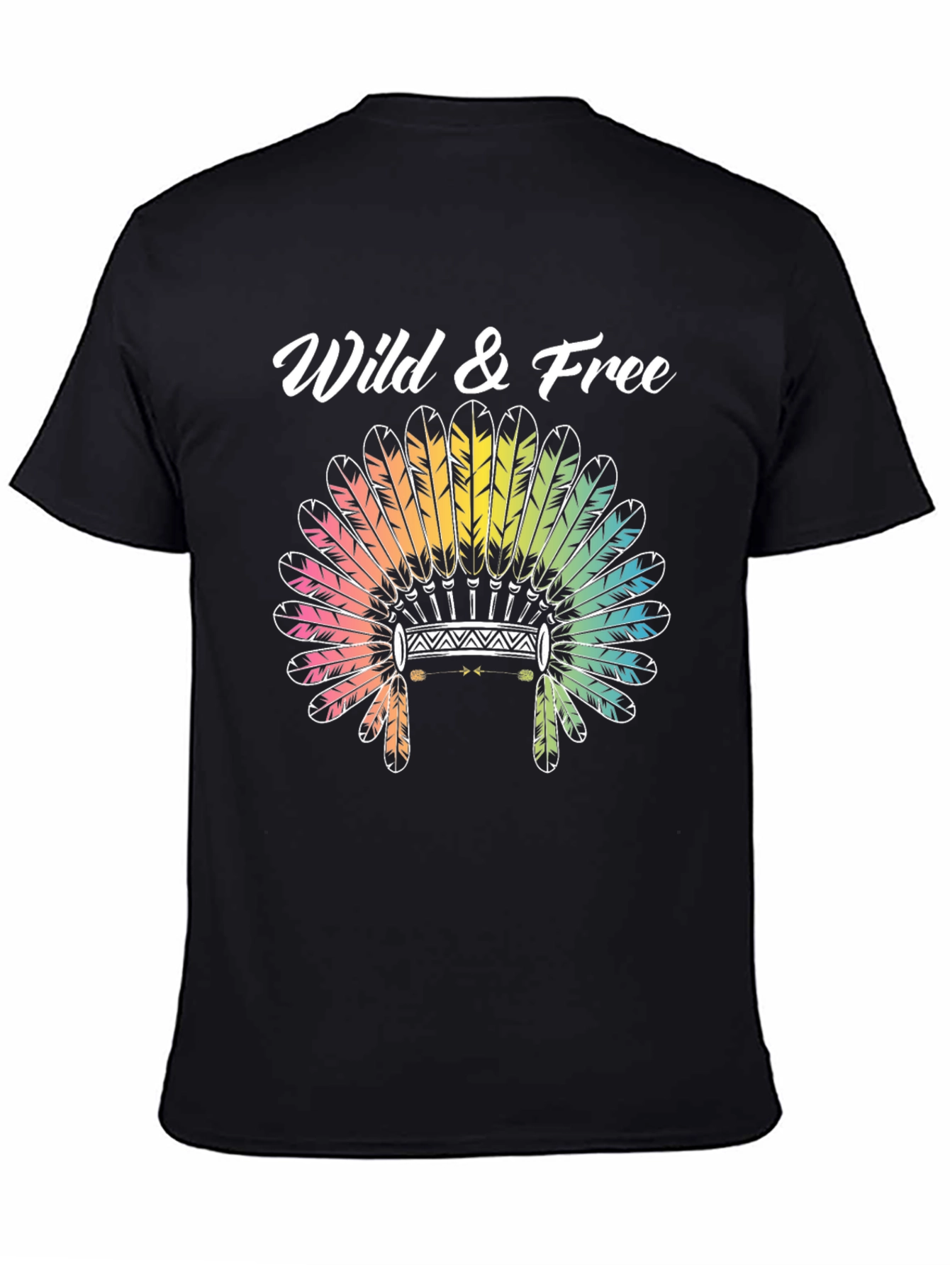 Wild & Free T-Shirt Headdress Graphic Tee