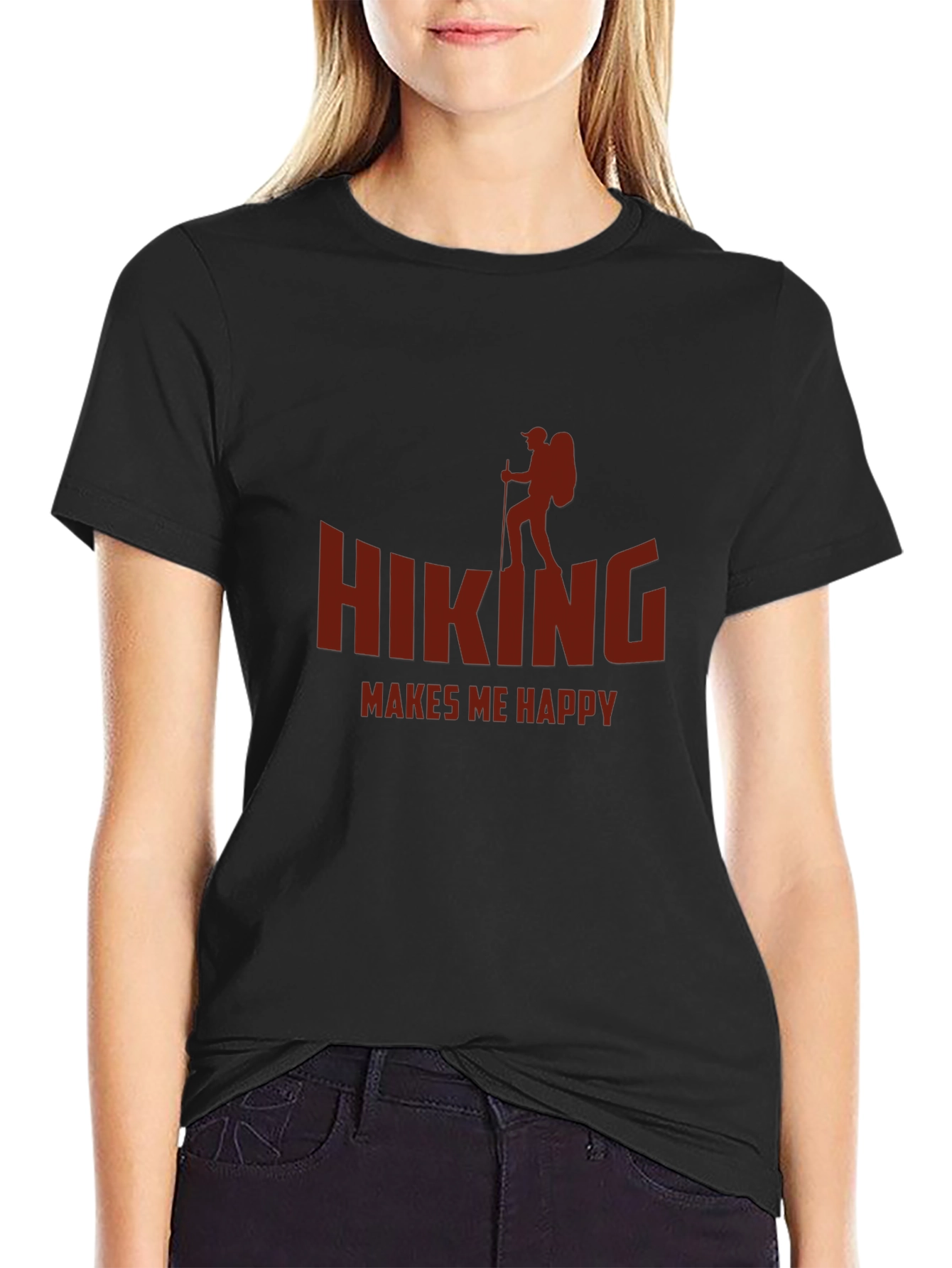 Hiking Makes Me Happy T-Shirt