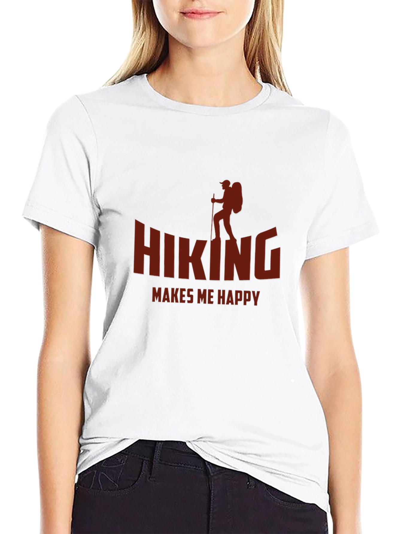 Hiking Makes Me Happy T-Shirt