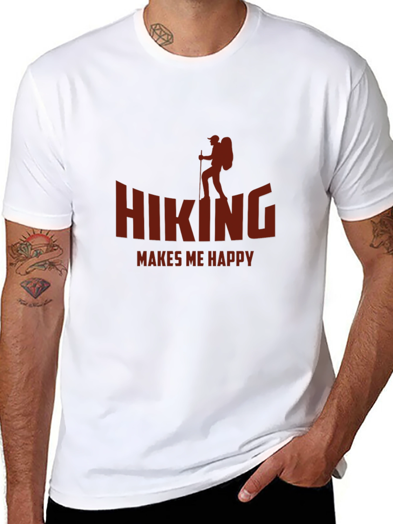 Hiking Makes Me Happy T-Shirt
