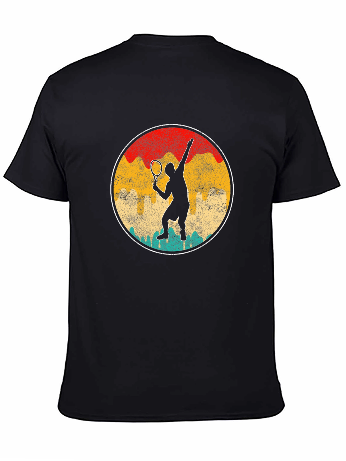 Retro Tennis Player Graphic Tee