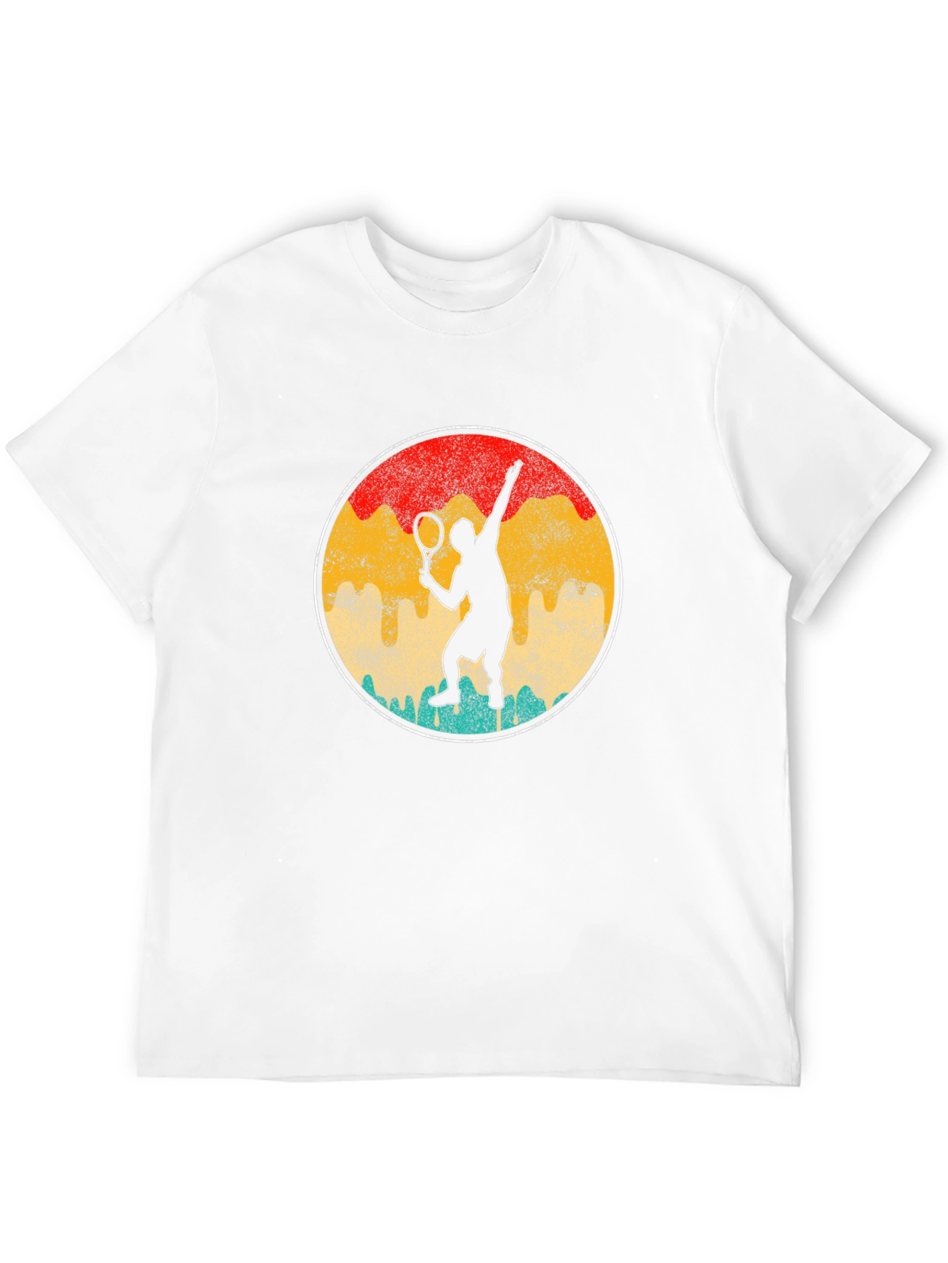 Retro Tennis Player Graphic Tee