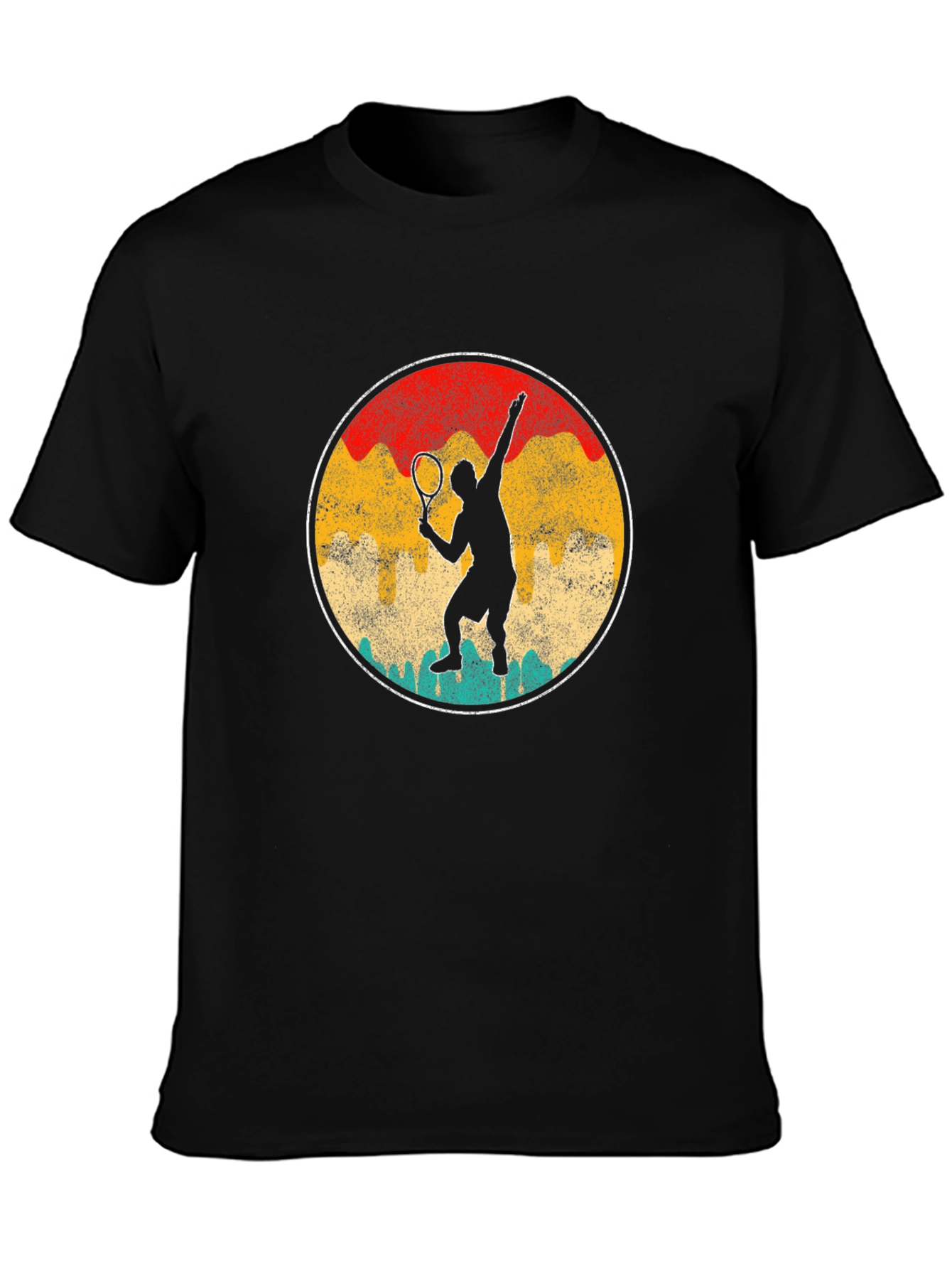 Retro Tennis Player Graphic Tee
