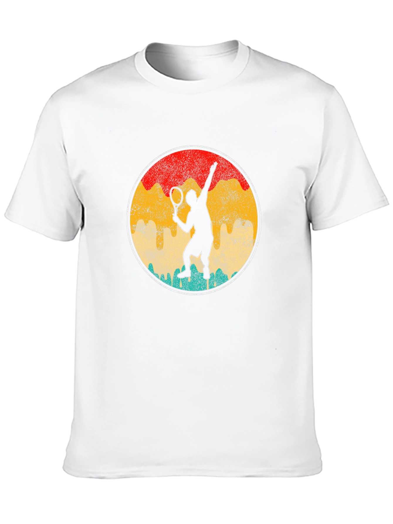 Retro Tennis Player Graphic Tee