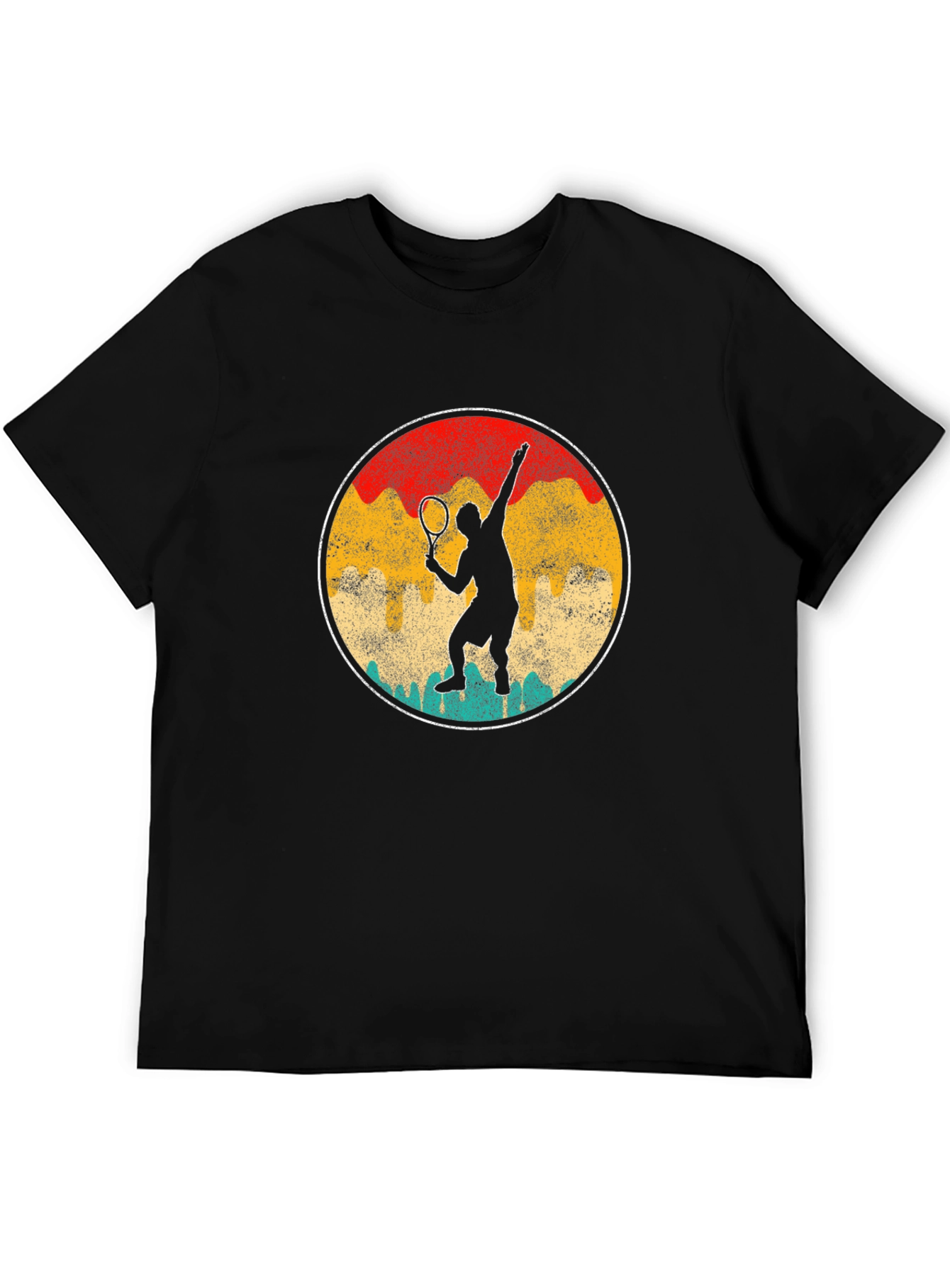 Retro Tennis Player Graphic Tee