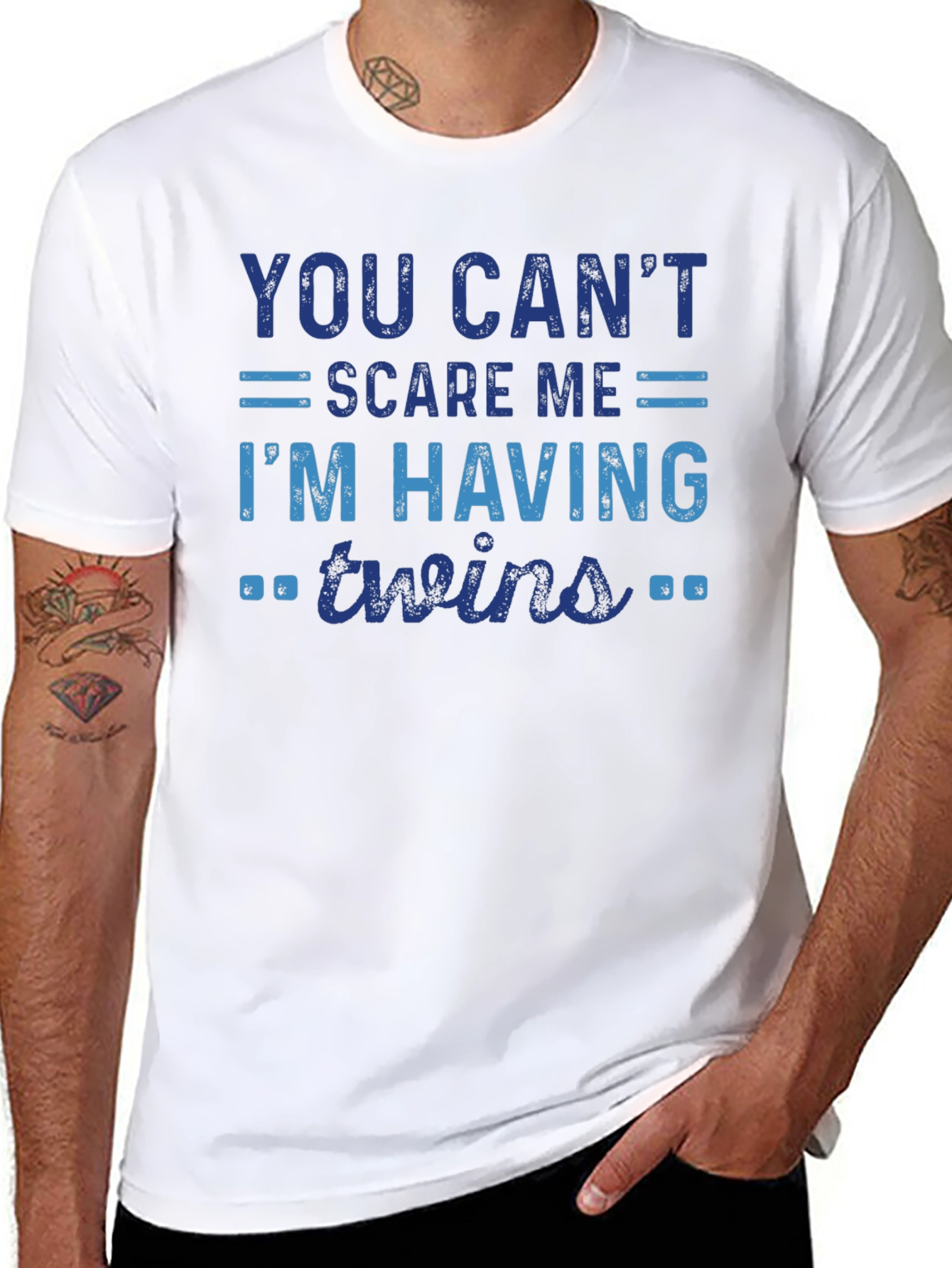 You Cant Scare Me Im Having Twins T-Shirt