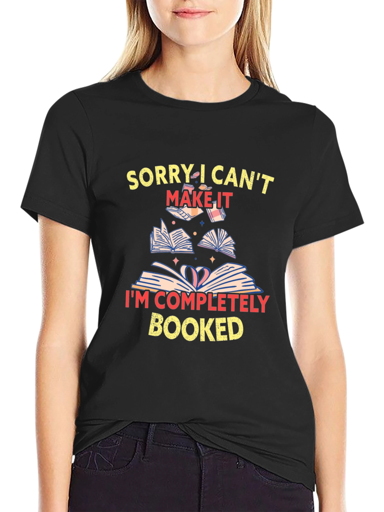 Booked Solid T-Shirt for Book Lovers