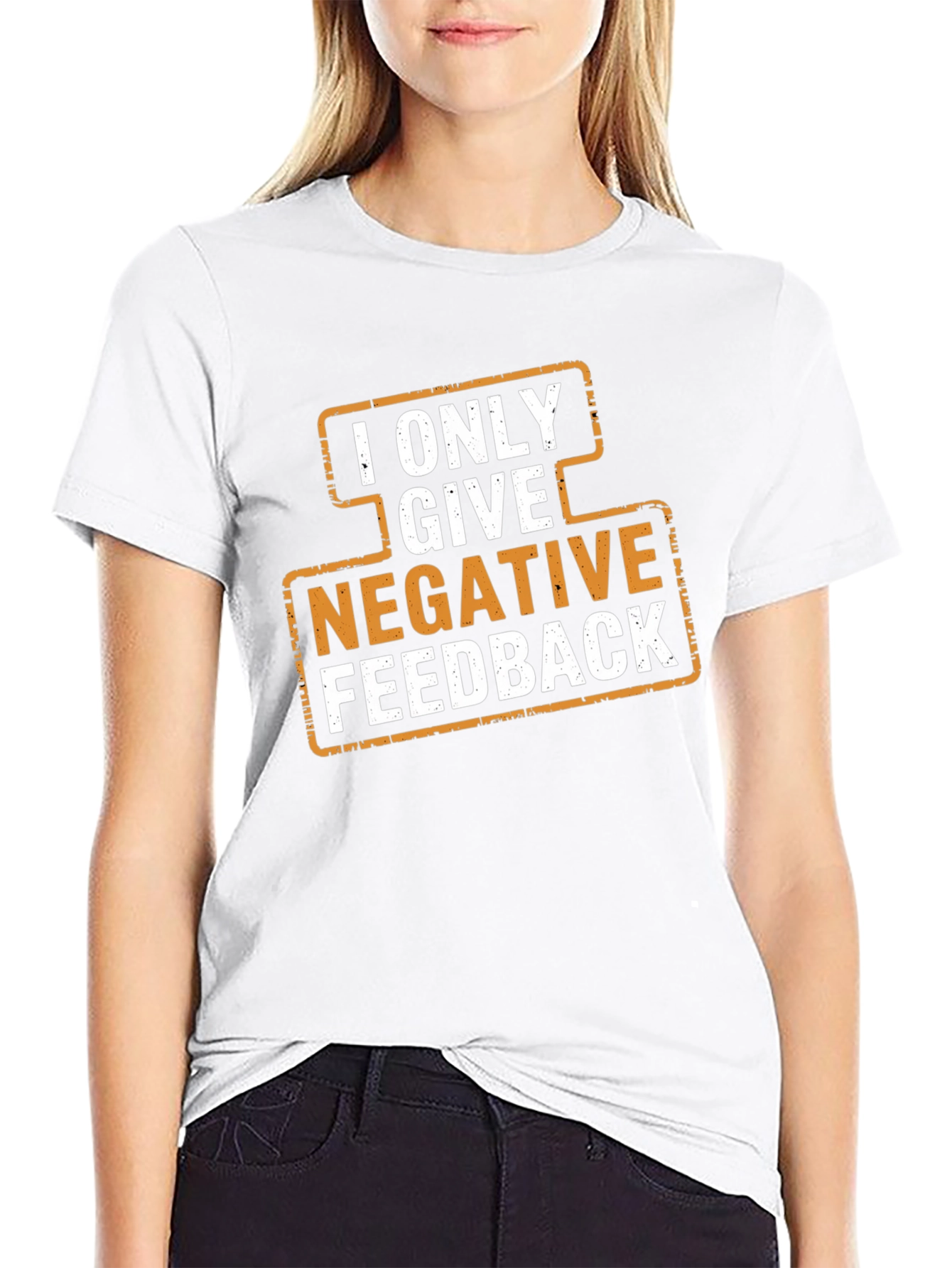 Negative Feedback T-Shirt Funny Sarcastic Humor Tee
