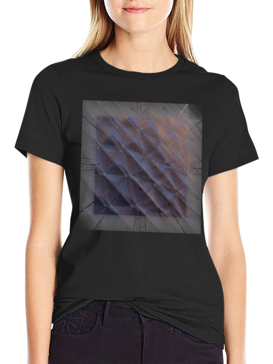 Abstract Pattern Black T-Shirt