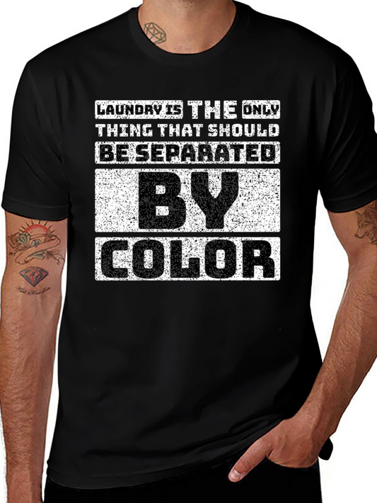 Laundry By Color Mens Graphic T-Shirt