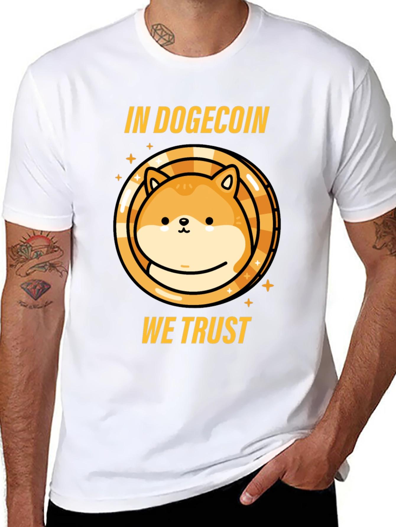 Dogecoin Crypto T-Shirt - In Dogecoin We Trust