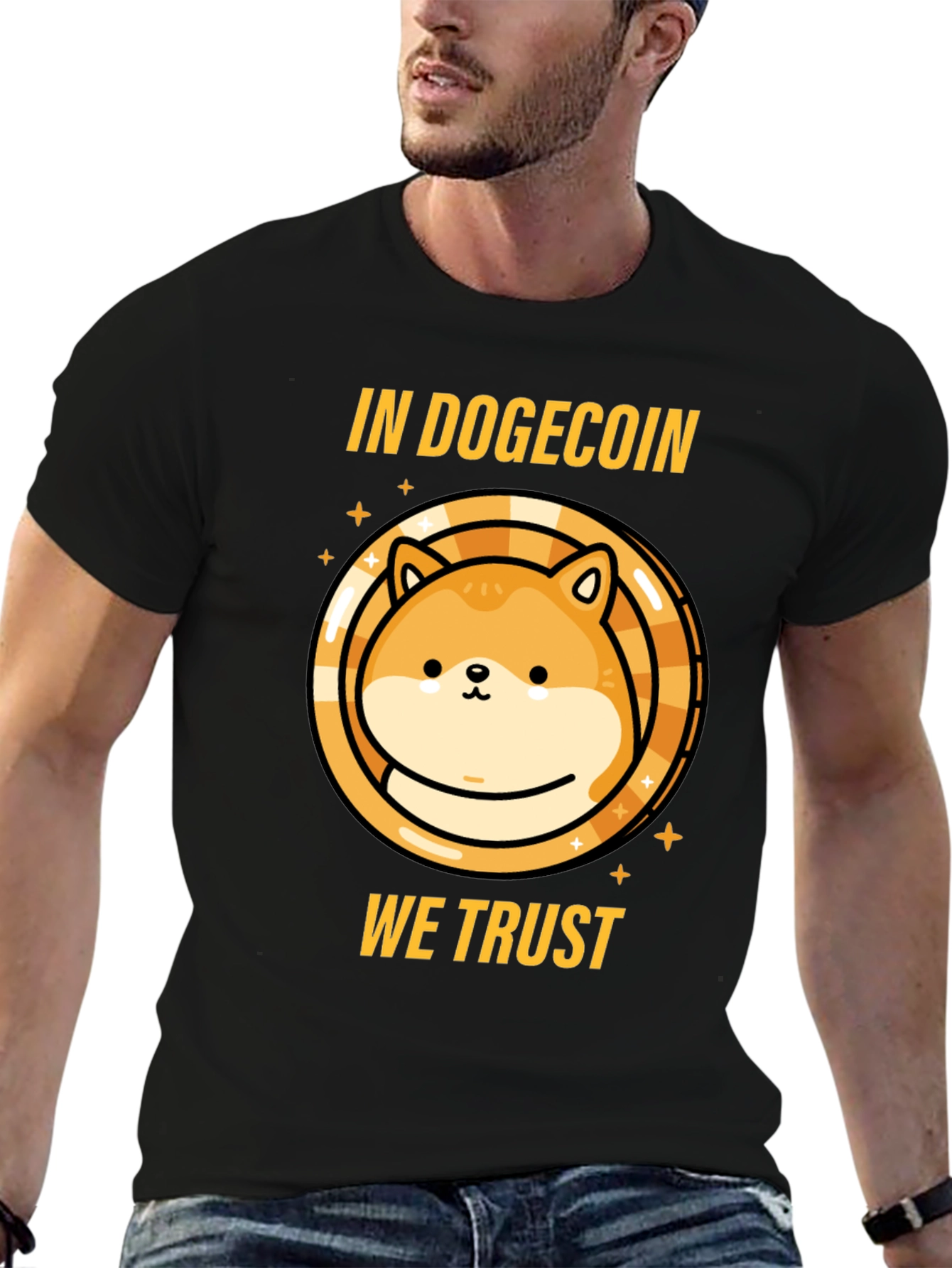 Dogecoin Crypto T-Shirt - In Dogecoin We Trust