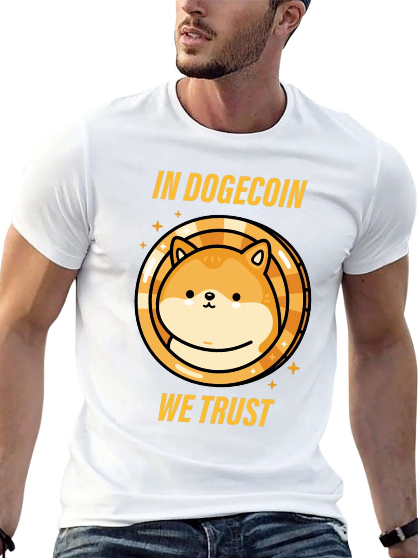Dogecoin Crypto T-Shirt - In Dogecoin We Trust