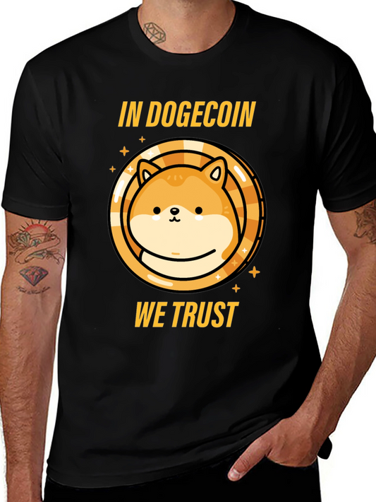 Dogecoin Crypto T-Shirt - In Dogecoin We Trust