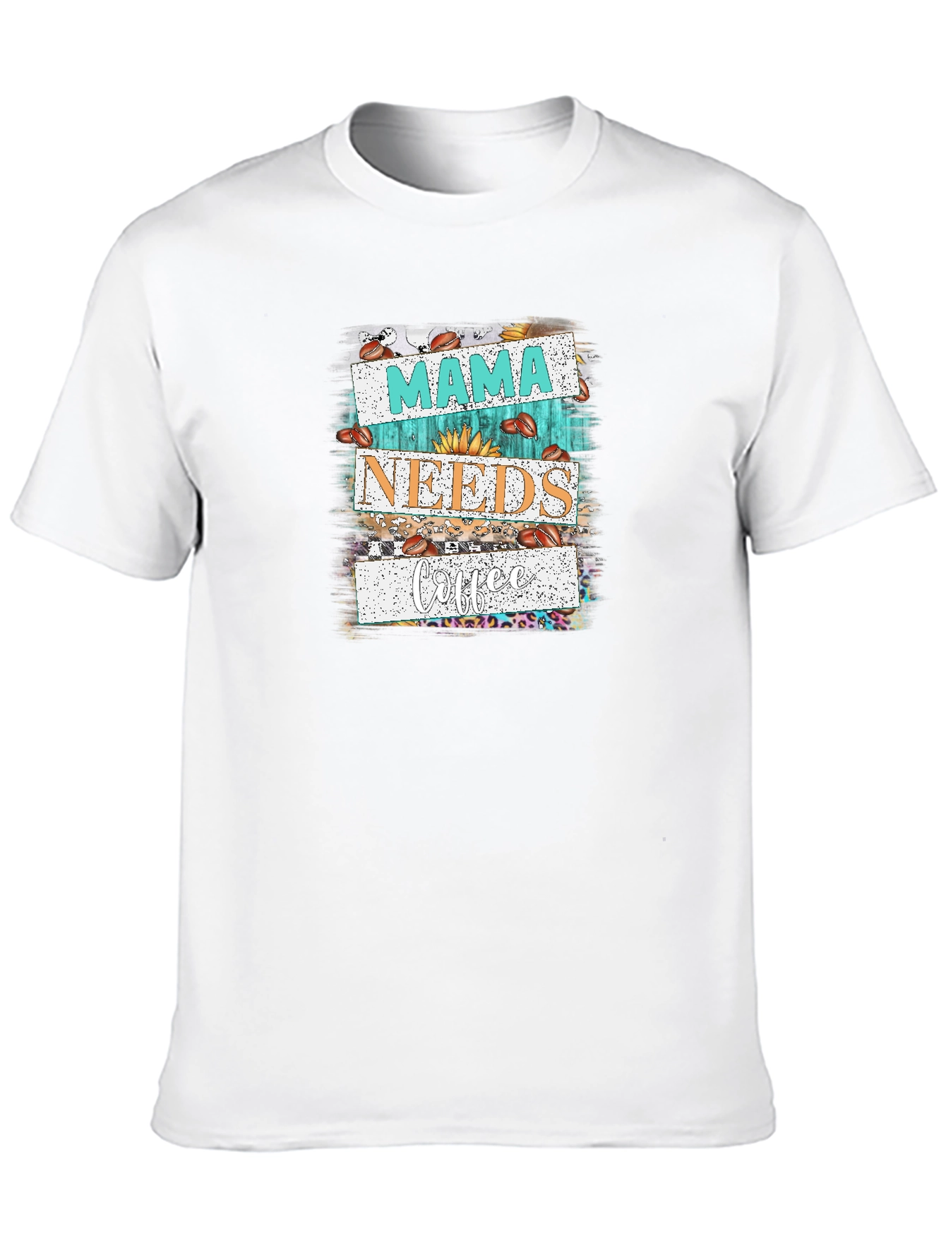 Mama Needs Coffee Graphic Tee - Trendy Black Shirt