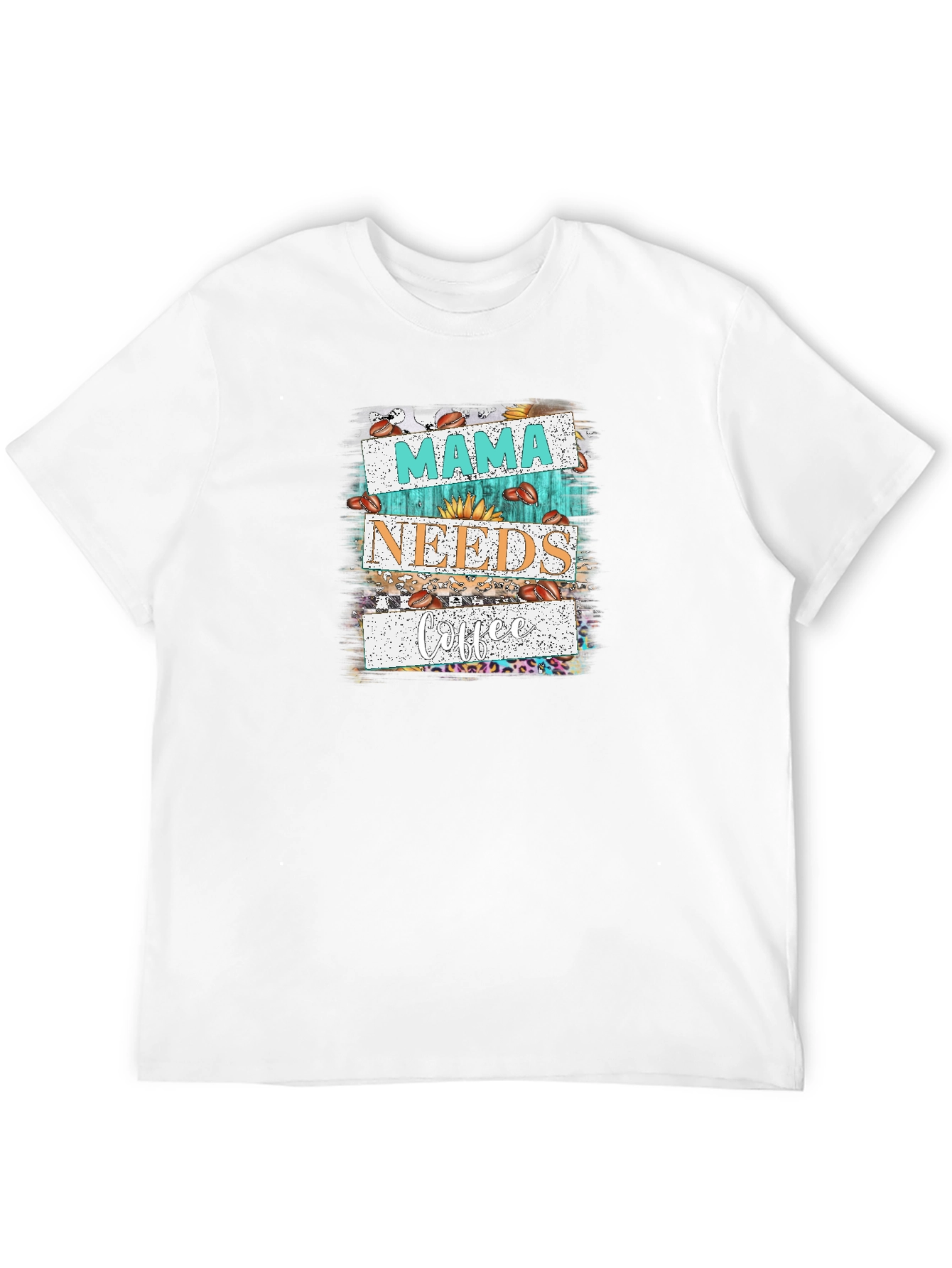 Mama Needs Coffee Graphic Tee - Trendy Black Shirt