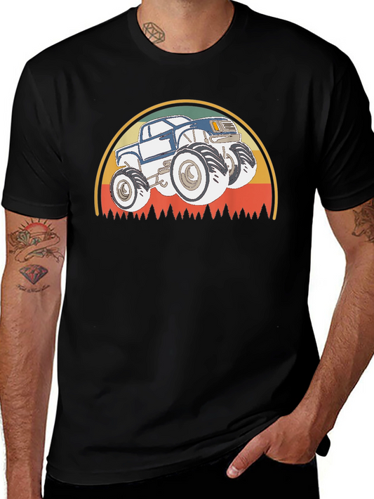 Monster Truck T-Shirt - Retro Style Design