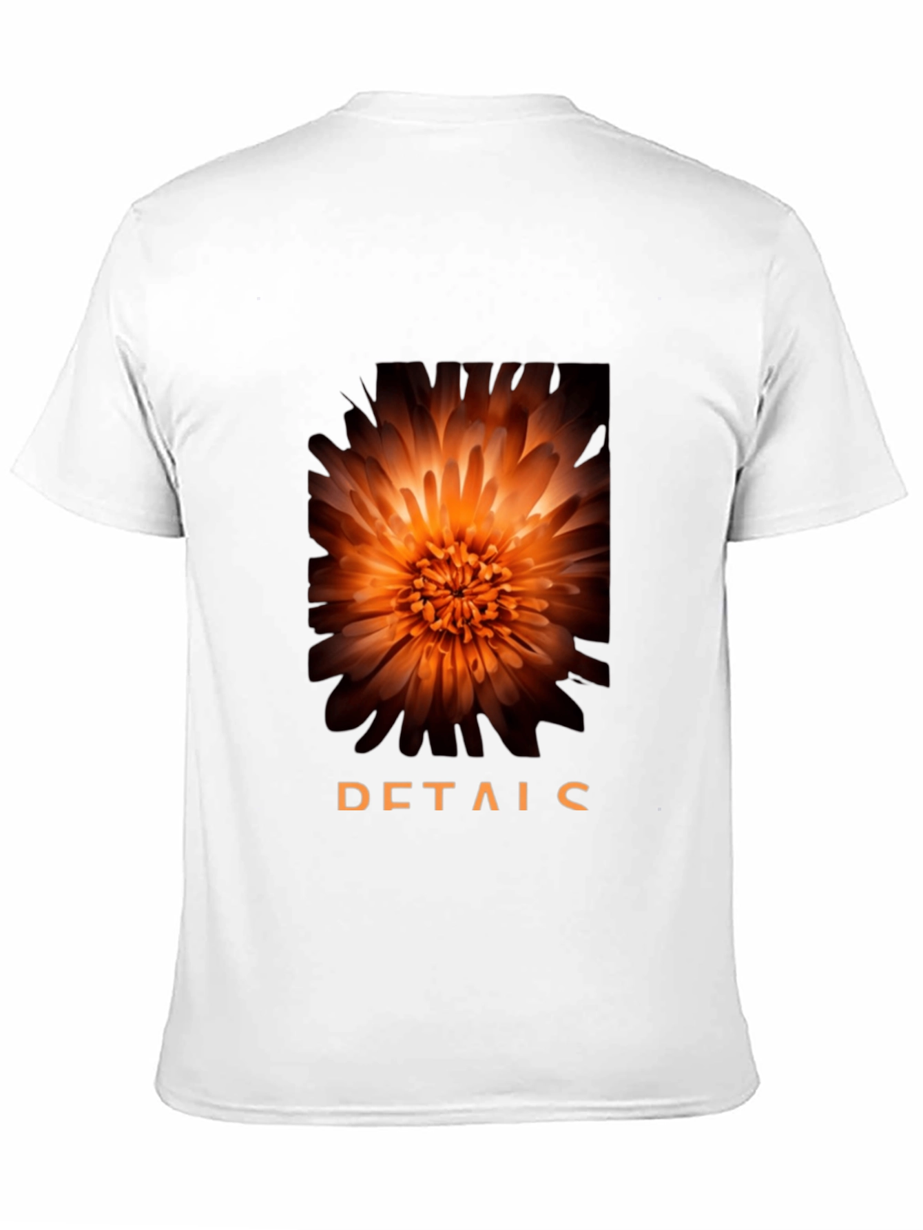 Floral Graphic Print Black T-Shirt