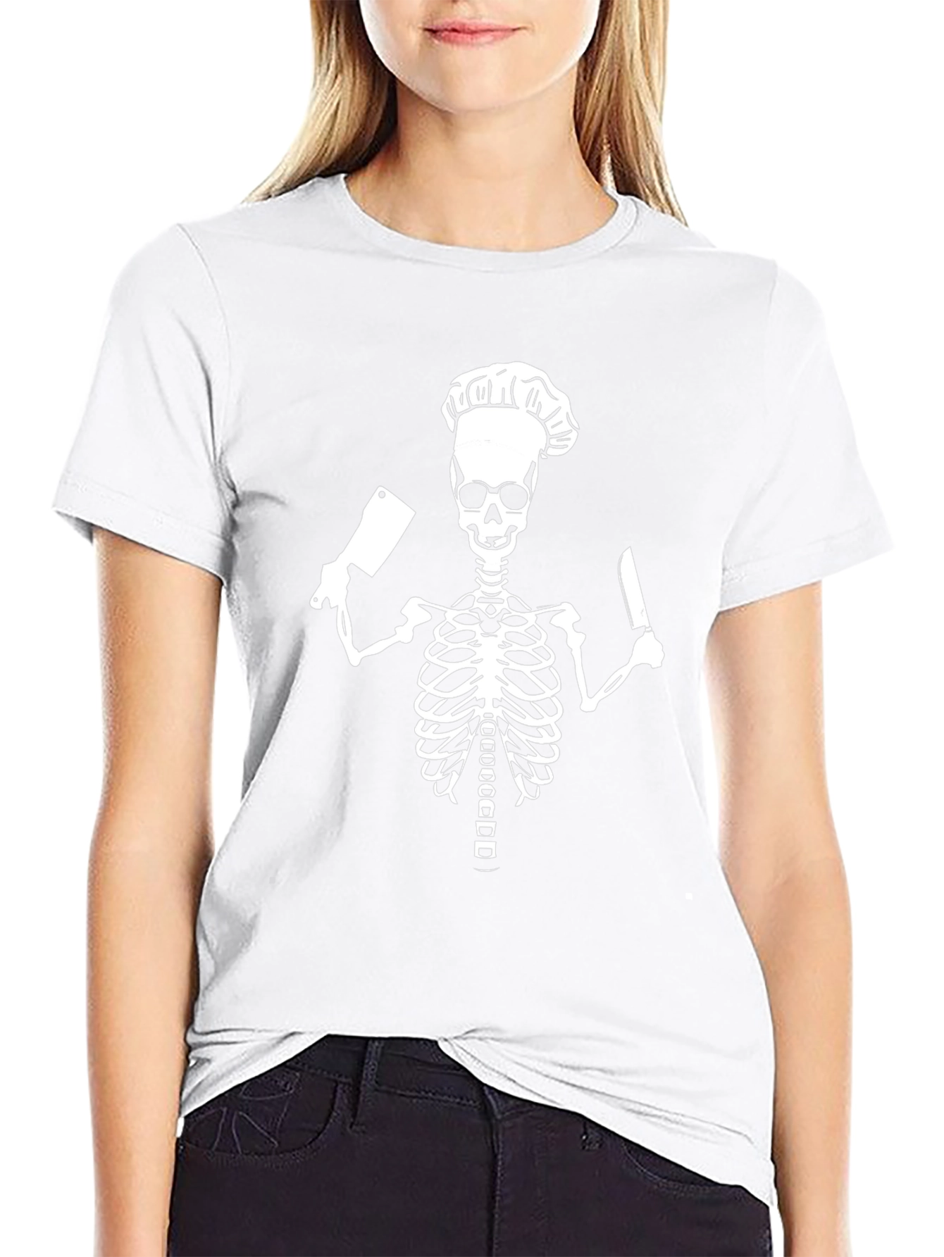 Chef Skeleton Graphic T-Shirt