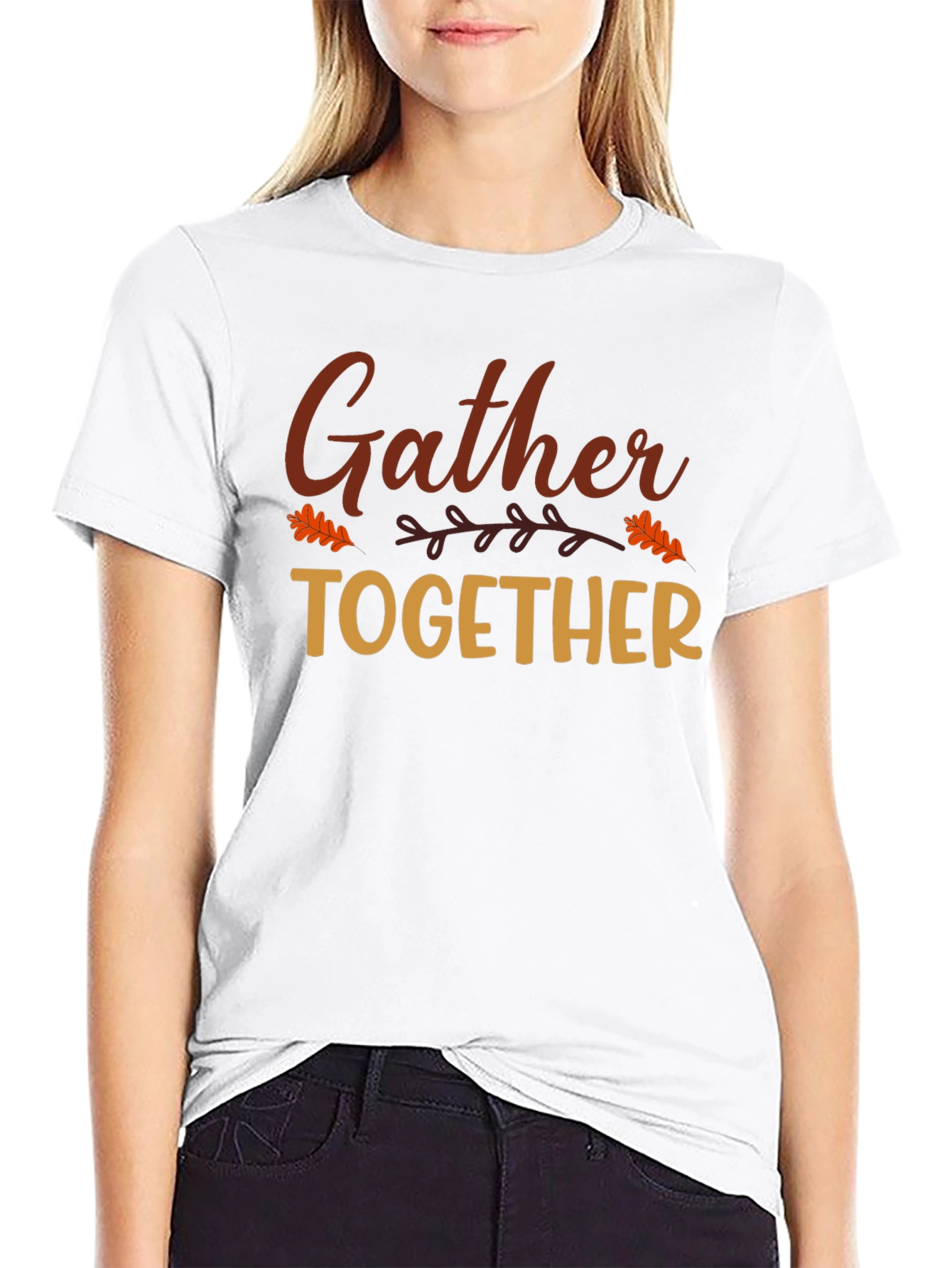 Gather Together T-Shirt - Fall Thanksgiving