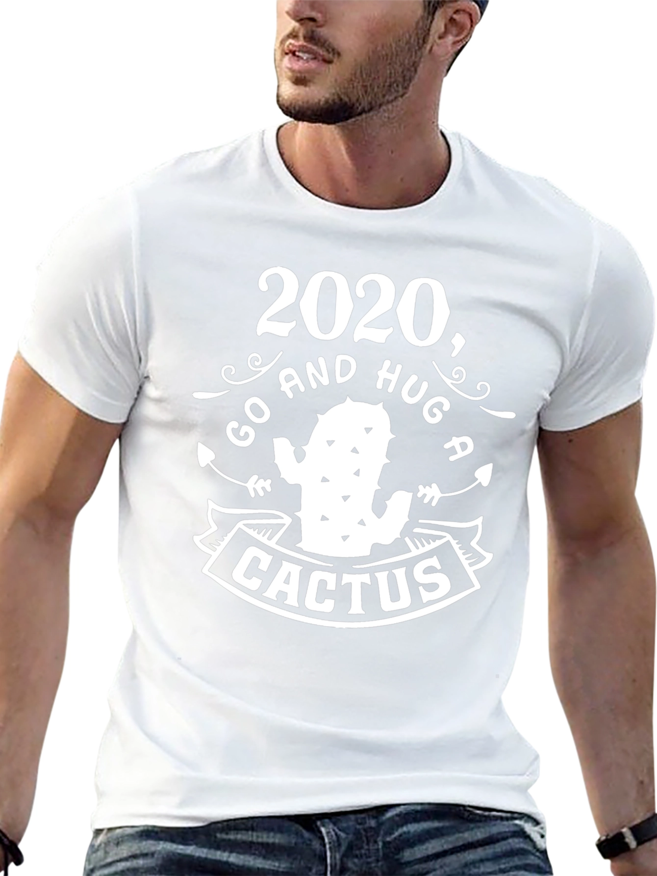2020 Go Hug A Cactus T-Shirt