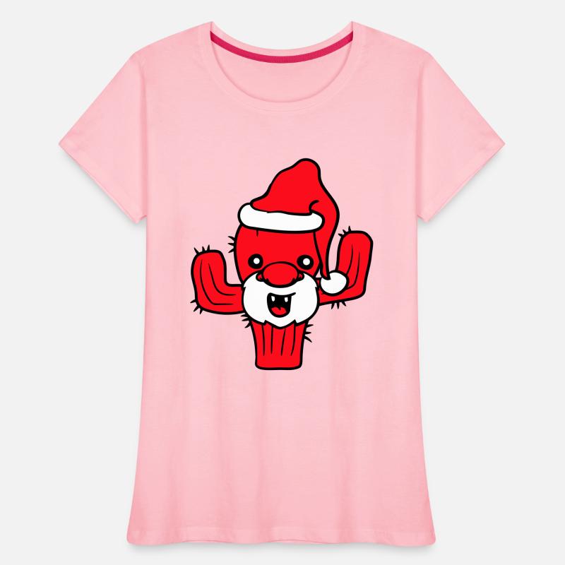 Cactus Santa Claus Funny Face Christmas Cool Cacti