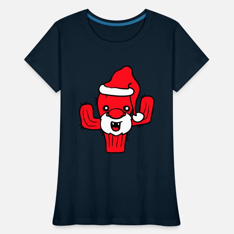 Cactus Santa Claus Funny Face Christmas Cool Cacti