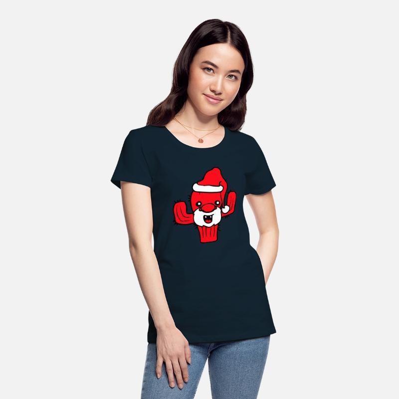 Cactus Santa Claus Funny Face Christmas Cool Cacti